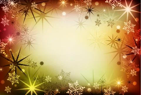 Snowflakes background Stock Illustration