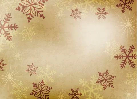 Snowflakes background Illustrazione stock