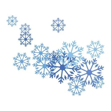 Snowflakes background Stock-Illustration