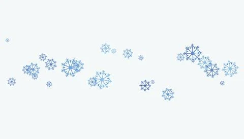 Snowflakes background Stockillustratie