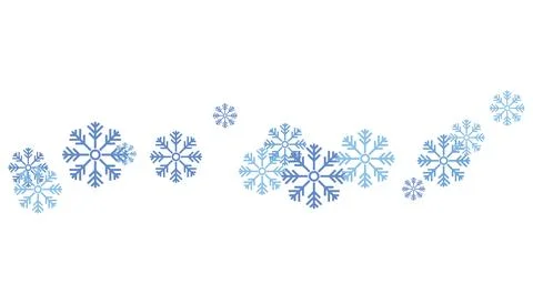 Snowflakes background 스톡 일러스트