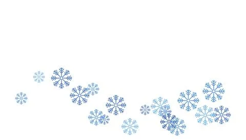 Snowflakes background Illustration