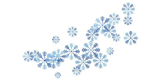 Snowflakes background Illustration