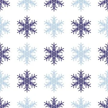 Snowflakes background in light gray colors Stock Illustration