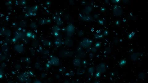 Snowflakes Background Motion Graphic Stock Illustration