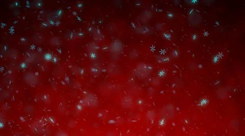 Snowflakes Background Motion Graphic Stock Illustration