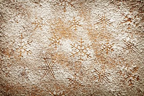 Snowflakes background Stock Photos