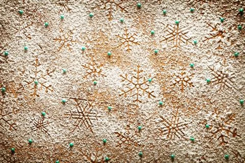 Snowflakes background Stock Photos