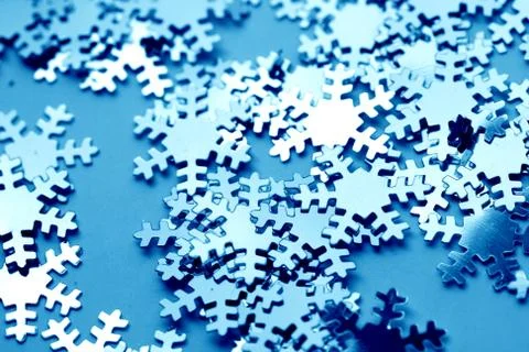 Snowflakes background Stock Photos