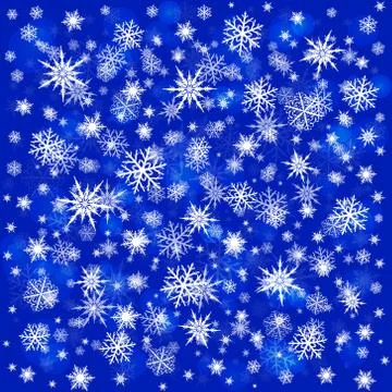 Snowflakes background vector Illustrazione stock