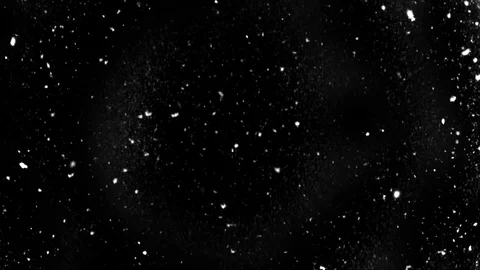 Snowflakes on a Black Background. Stock Footage 94561921