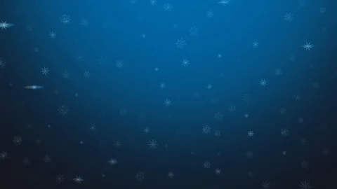 Snowflakes on blue background Stock Footage 107902071