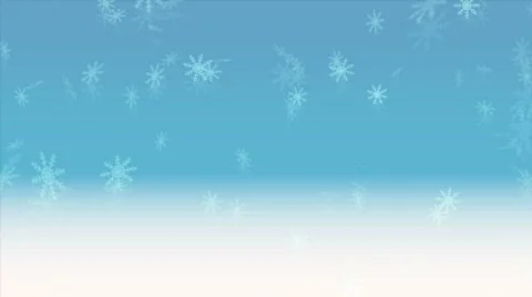  snowflakes on blue Stock Footage 293696