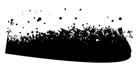 Snowflakes Border Christmas Element Stock Illustration