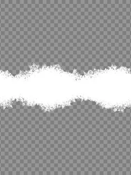 Snowflakes border. EPS 10 Stock Illustration