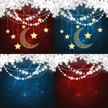 Snowflakes chrisrtmas background Stock Illustration