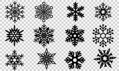Snowflakes Christmas Stock Illustration