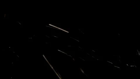Snowflakes circle on a dark background. Slow motion. Video stock 126791783