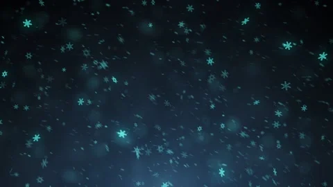 Snowflakes Dancing Stock Footage 318517624