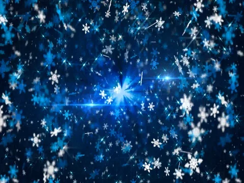 Snowflakes Dark Stock Footage 73619390