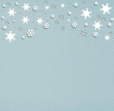 Snowflakes design for winter Stock Illustration