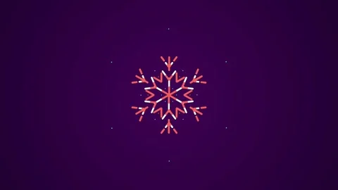 Snowflakes effect; snow falling animation; holiday season animation Stock Footage 121620744