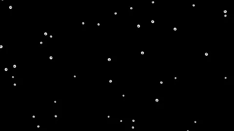 Snowflakes evoke winter magic, snow overlay, snowflake winter loopable Stock Footage 342332629