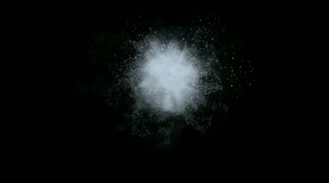 Snowflakes explosion particles snow fireworks background,dust dots avalanche. Stock Footage 11128475
