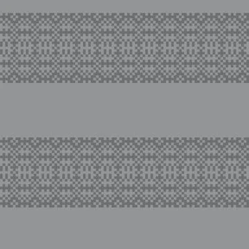 Snowflakes Fair Isle Seamless Pattern Design Stock Illustration
