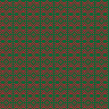 Snowflakes Fair Isle Seamless Pattern Design Stock Illustration
