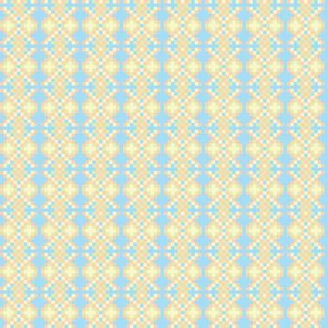 Snowflakes Fair Isle Seamless Pattern Design Stock Illustration