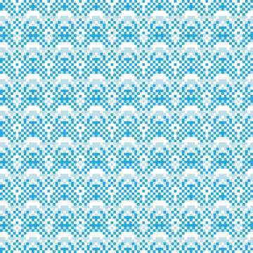 Snowflakes Fair Isle Seamless Pattern Design Stock Illustration