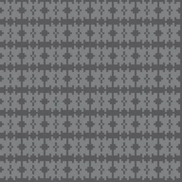 Snowflakes Fair Isle Seamless Pattern Design Stock Illustration