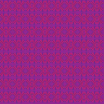 Snowflakes Fair Isle Seamless Pattern Design Stock Illustration