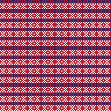 Snowflakes Fair Isle Seamless Pattern Design Stock Illustration