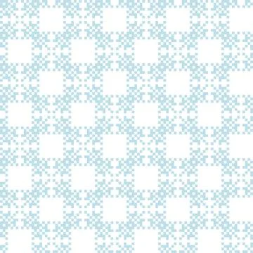 Snowflakes Fair Isle Seamless Pattern Design Stock Illustration