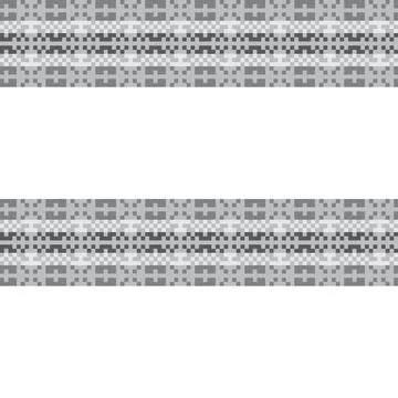 Snowflakes Fair Isle Seamless Pattern Design Stock Illustration