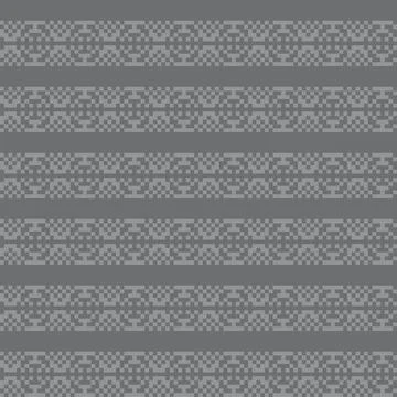 Snowflakes Fair Isle Seamless Pattern Design Stock Illustration