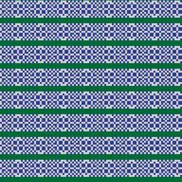 Snowflakes Fair Isle Seamless Pattern Design Stock Illustration