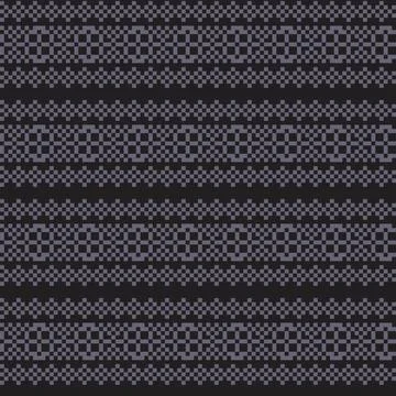 Snowflakes Fair Isle Seamless Pattern Design Stock Illustration