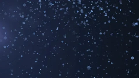 Snowflakes fall in the light of the lantern Stock Footage 146051343