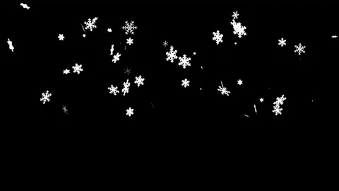 Snowflakes Falling animation Stock Footage 171053663