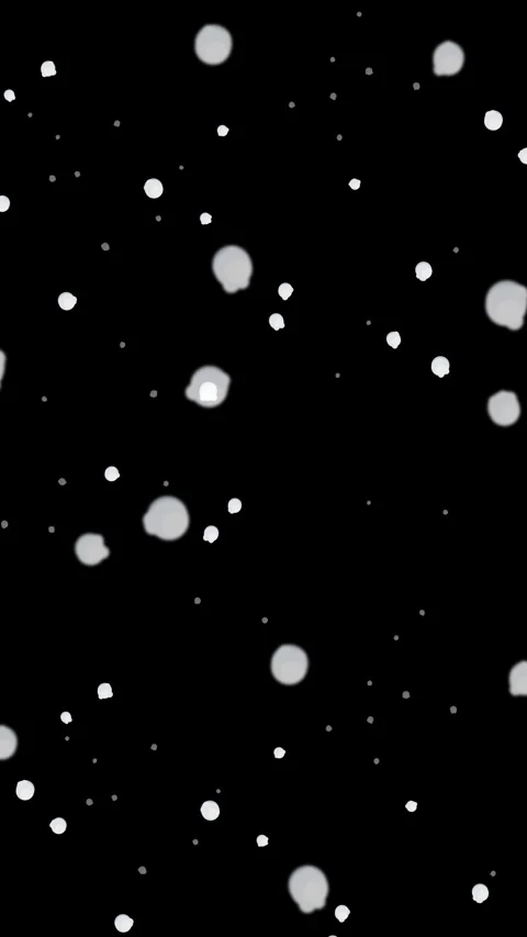 Snowflakes falling on black background. 2d animation Video stock 344091926