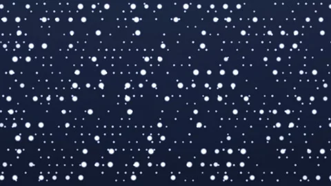 Snowflakes falling on a dark background during winter Stock Footage 338187508
