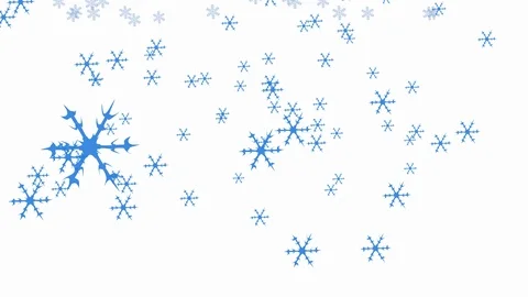 Snowflakes falling down Stock Footage 119831378