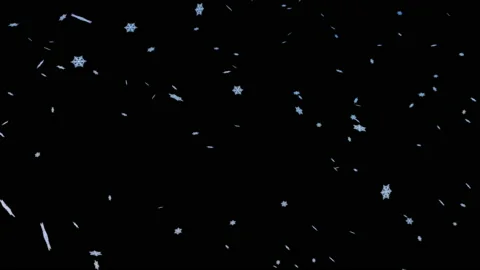 Snowflakes falling Stock Footage 196884265