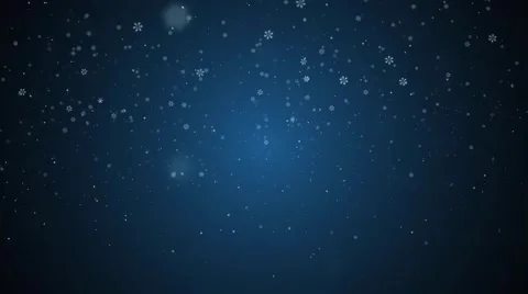 Snowflakes falling loop Stock Footage 44749735