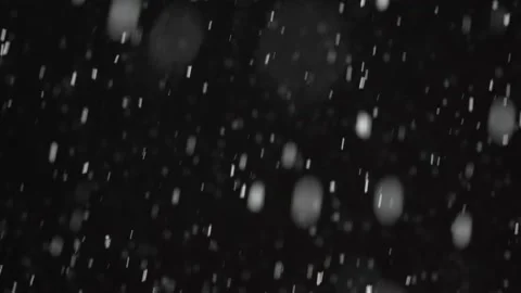 Snowflakes falling in the night 2 Stock Footage 226762981