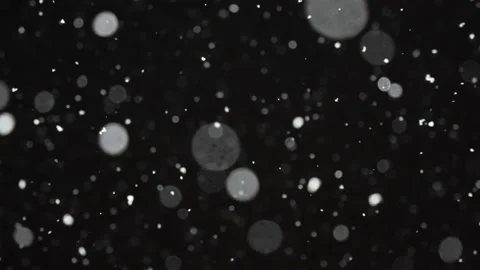 Snowflakes falling in the night 4 Stock Footage 226763479