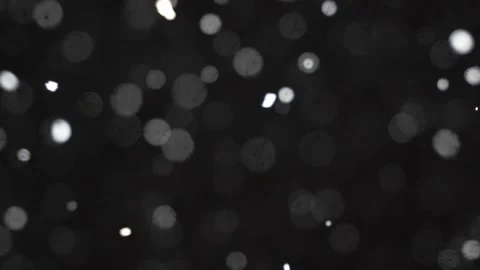 Snowflakes falling in the night 6 Stock Footage 226763570